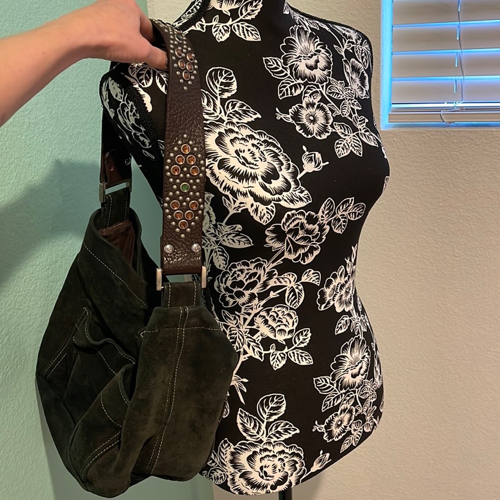 Tylie Malibu suede purse